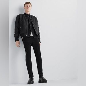 rag & bone Men’s 36/32 Skinny Fit / Extra Slim Black Stretch Jeans